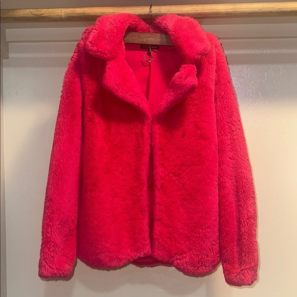 Staccato Jackets & Blazers - Staccato Bright pink Teddy Jacket
